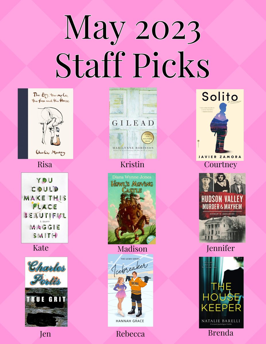 MillbrookLib's tweet photo. Looking for your next read? Take a look at this month's Staff Picks with book recommendations form the Millbrook Library Staff. https://t.co/QcAGrE05ce