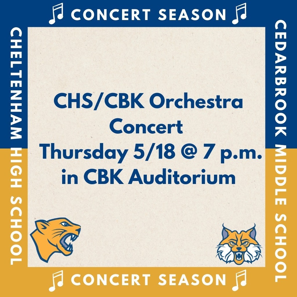 It's concert season! Don't miss the upcoming end of the year musical performances. instagr.am/p/CsUDhglt1Tl/