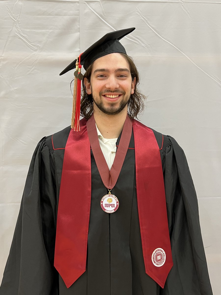 iuindy_jaguars's tweet photo. More than 5⃣0⃣ of our student-athletes were among those eligible to participate in #IUPUI Commencement 2023 this past weekend. We're excited to see this latest group of Jaguars take on the world! 

#IUPUIGrad23 #JagsROAR

Story---> https://t.co/wtipPDR2DF https://t.co/1KgOGBjXMO