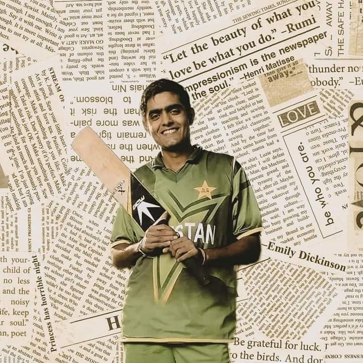 himaiel's tweet photo. Who knew a boy from lahore will be praised by the world👑
#BabarAzam𓃵 https://t.co/Ru0e499EKL