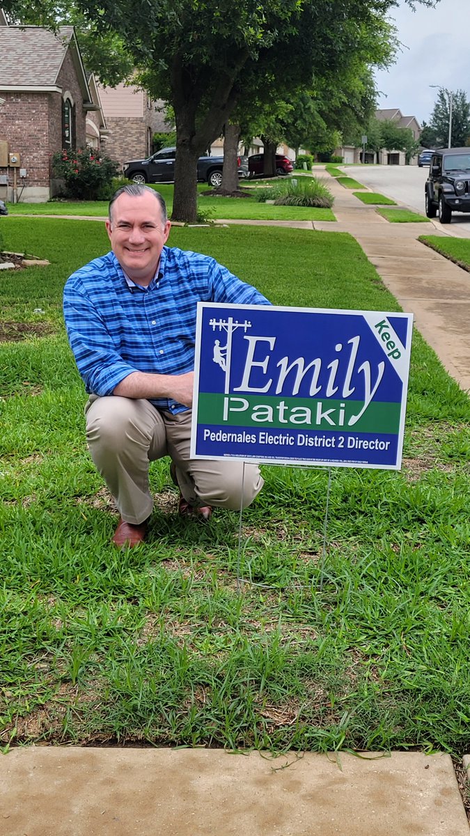 Do you live in the service territory for Pedernales Electric Cooperative? If so, I'm honored to endorse <a href="/EmilyforPEC/">Emily Pataki</a> for re-election to the PEC Board. Emily is the real deal: she brings integrity, intelligence, hard work, and dedication to the members of PEC.