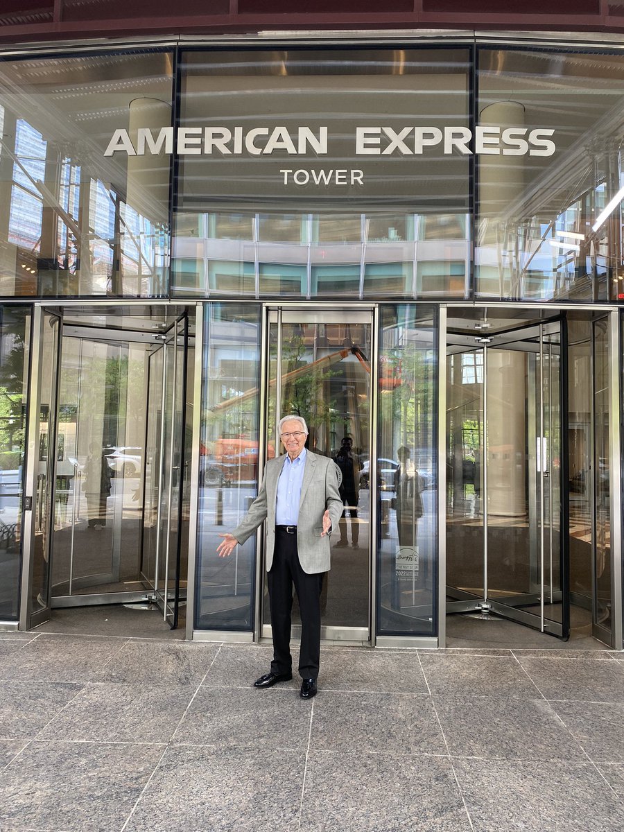 This past weekend for my dads 85th birthday we went to NYC. We were able to spend a couple hours with the Chairman &amp; CEO of <a href="/AmericanExpress/">American Express</a>, Steve Squeri, and tour the Amex HQ. 

the story behind this…

Steve’s 38 year career at Amex started in 1985/1986 as a Manager in the