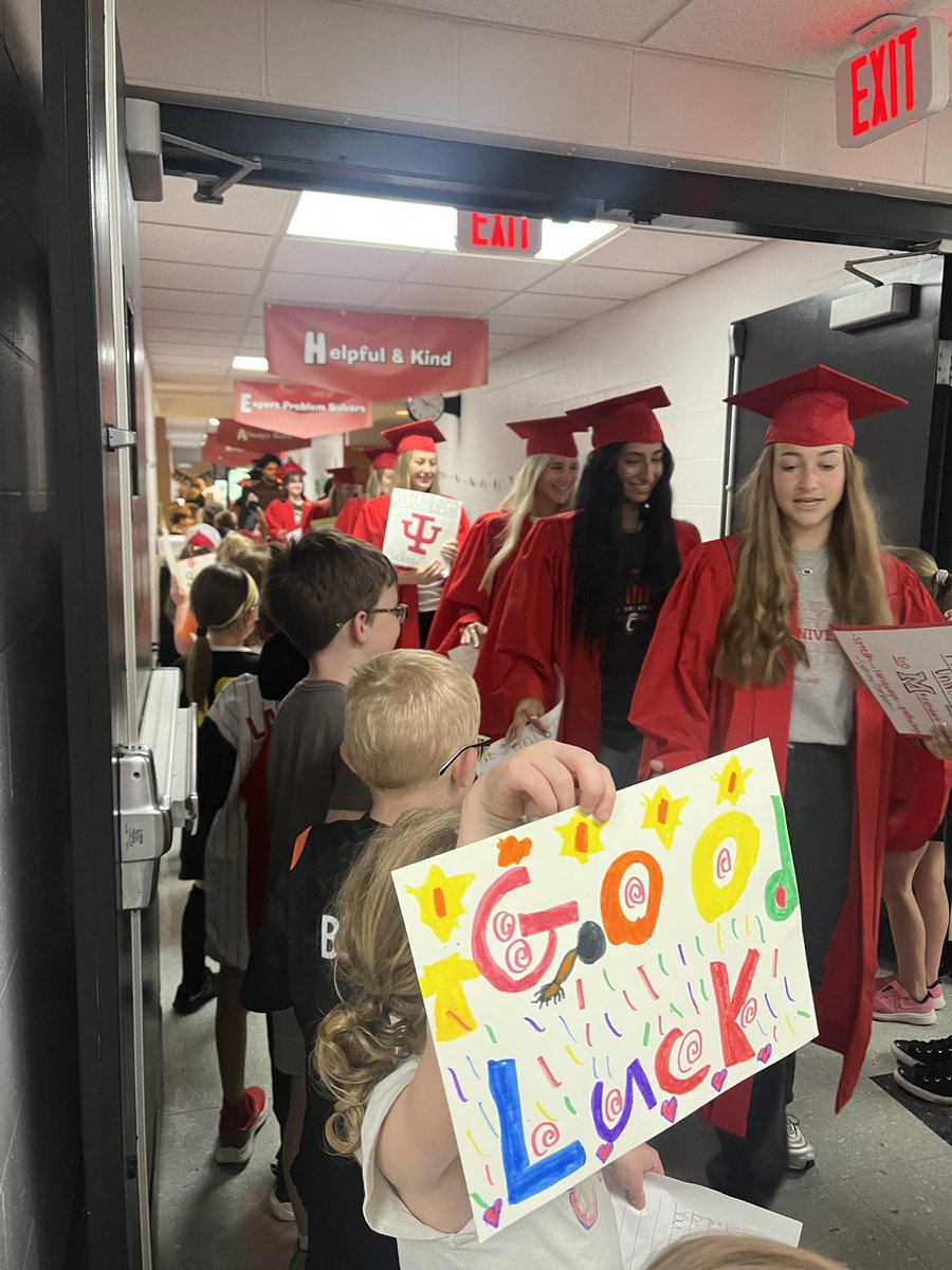 Parade of Graduates!!!  Congratulations class of 2023!! <a href="/HeritageECS/">Heritage Early Childhood School</a> #WEareLakota #HECSmagic