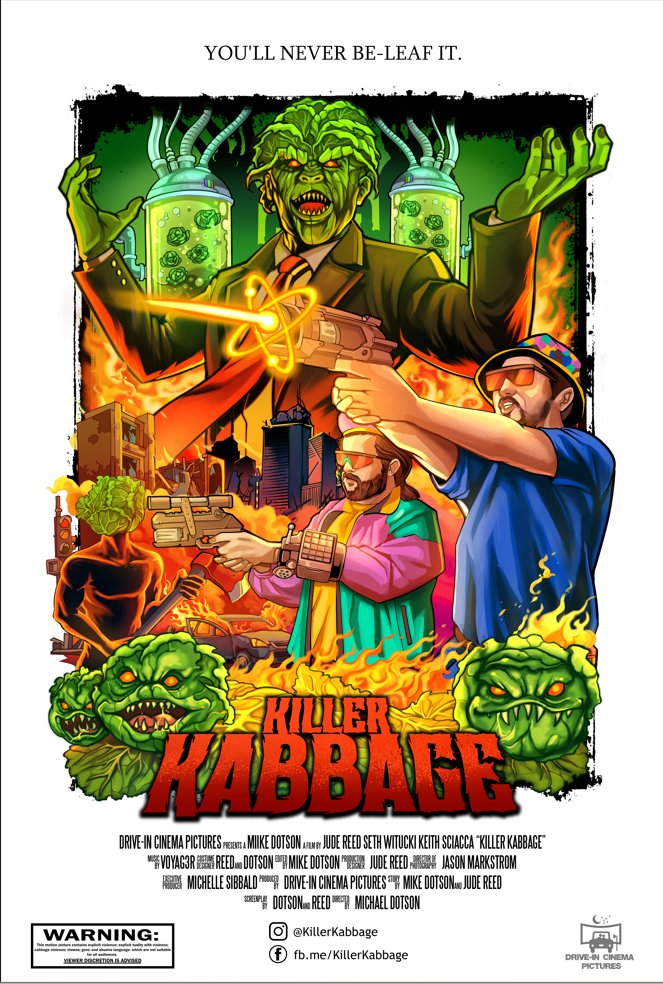 Our official poster!!
#KillerKabbage
@lloydkaufman 
@DoubleDementia 
@TromaArmy 
@therealjoebob 
@kinky_horror