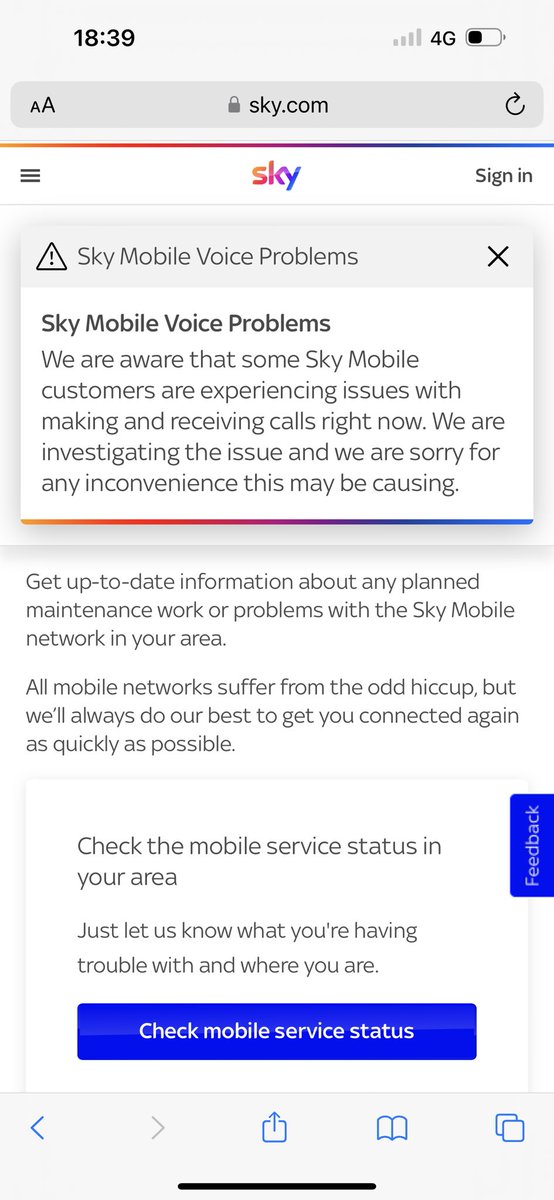 Dave_Page's tweet photo. Happens far too often for my liking. Not happy at all, especially as using the service for my business #SkyMobile https://t.co/LNO7u96Mi6