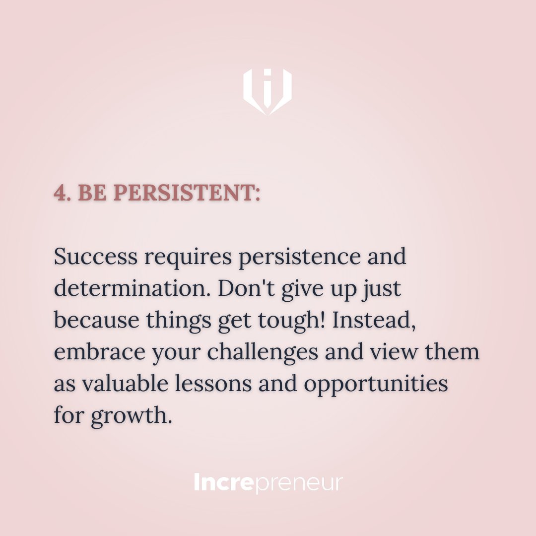 Increpreneur's tweet photo. Tip 4 of 5 https://t.co/12v2jdtwDL