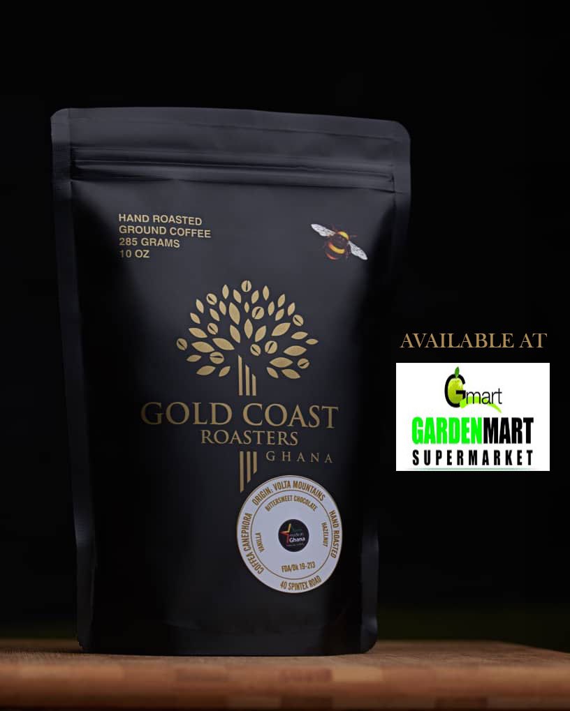 Walk into any of these shops for a pack of Gold Coast Roasters Coffee. Gram for Gram, we are cheaper😉 @thefarmersmarketgh @olivegardenfeinkostgh @garden_mart_supermarket #coffeelover #ghanasfinestcoffee #madeinghana #coffee #thecoffeepeople #buymadeinghana #coffee #ghana