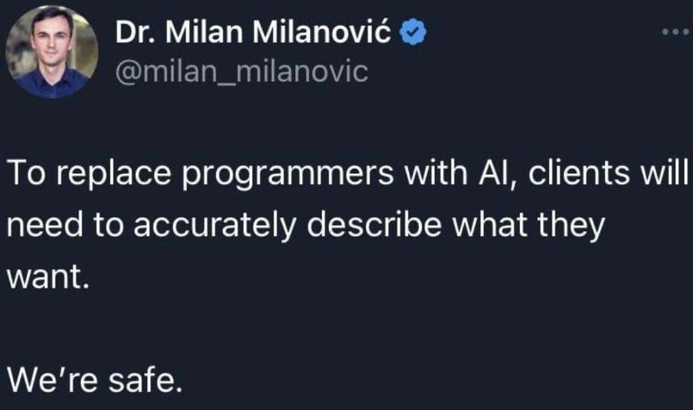 Swizec's tweet image. yes.