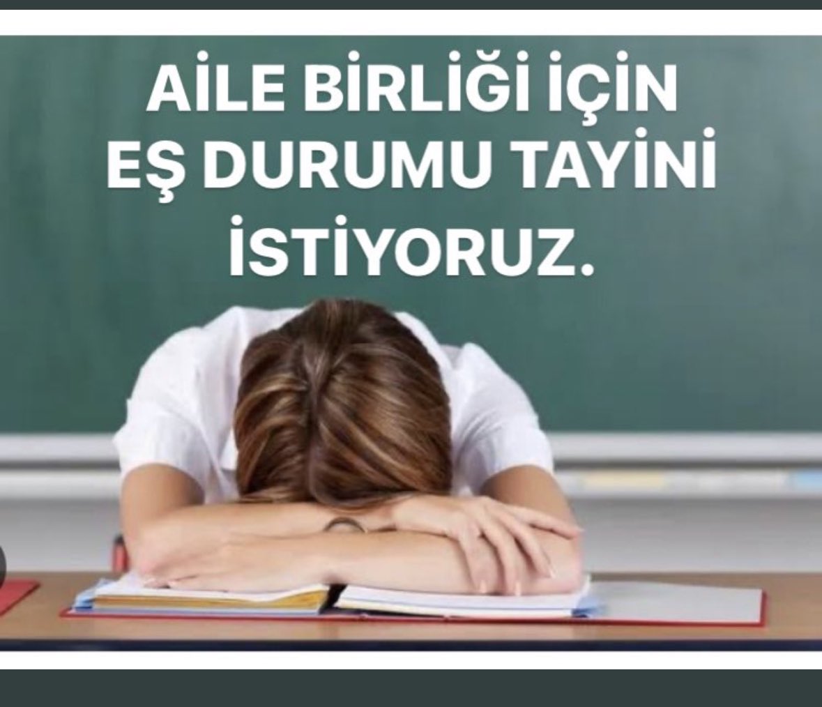Haticeidilasya's tweet photo. @jsarieroglu Yaparsa reis yapar kadroya gecen bir ogretmen kadrolu eşinin yanina gitmek icin neden eskiden bir yilda giderken suan 3 yil deniliyor buna reisimizin bir el atmasi lazım yaparsa reis yapar 
#RTErdogan 
#jsarieroglu 
#EmineErdogan https://t.co/IHawoonxOx