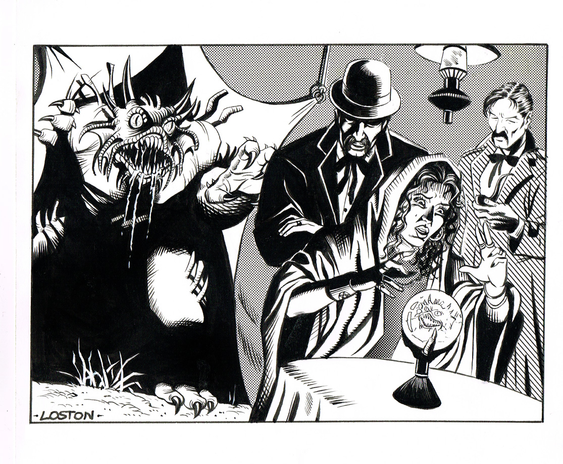 Loston_Wallace's tweet photo. #Deadlands #DeadlandsTheWeirdWest #PinnacleEntertainment #HPLovecraft #rpg #Cthulhu
My 1st RPG artist job was providing illos for DEADLANDS: THE WEIRD WEST Role-Playing Game in '96! One of those illustrations from the 1st edition rule book:
Retweet, Follow, Like & Comment https://t.co/0FkEr4Gwp2