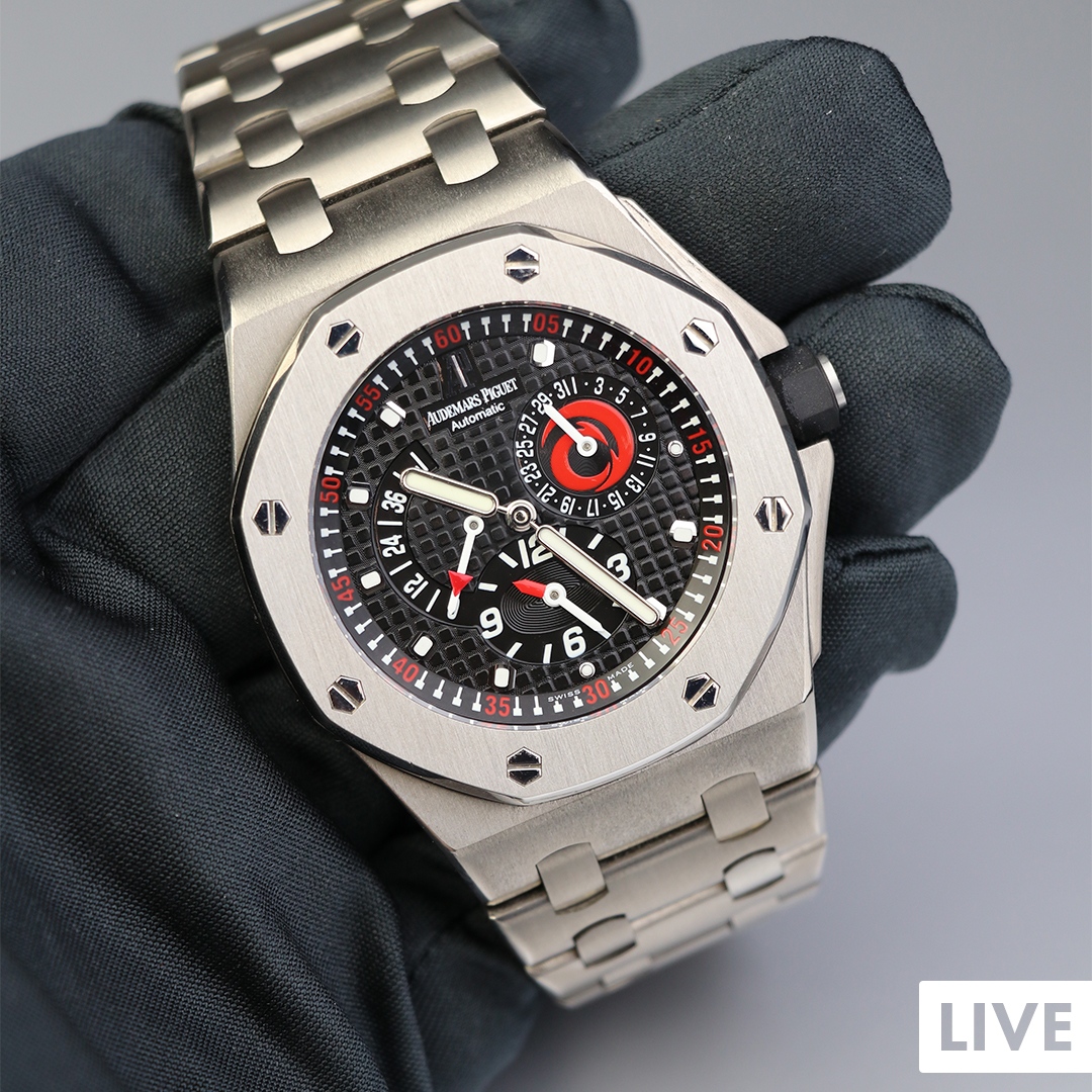 wc_auction's tweet photo. Limited to 1,000 pieces, this rarely-seen Royal Oak Offshore was released to celebrate Switzerland's Alinghi Polaris regatta team 🇨🇭
—
https://t.co/OAEITkkVjD
#watchcollecting #rarewatch #luxurywatch #audemarspiguet https://t.co/R8jcwvkfJb