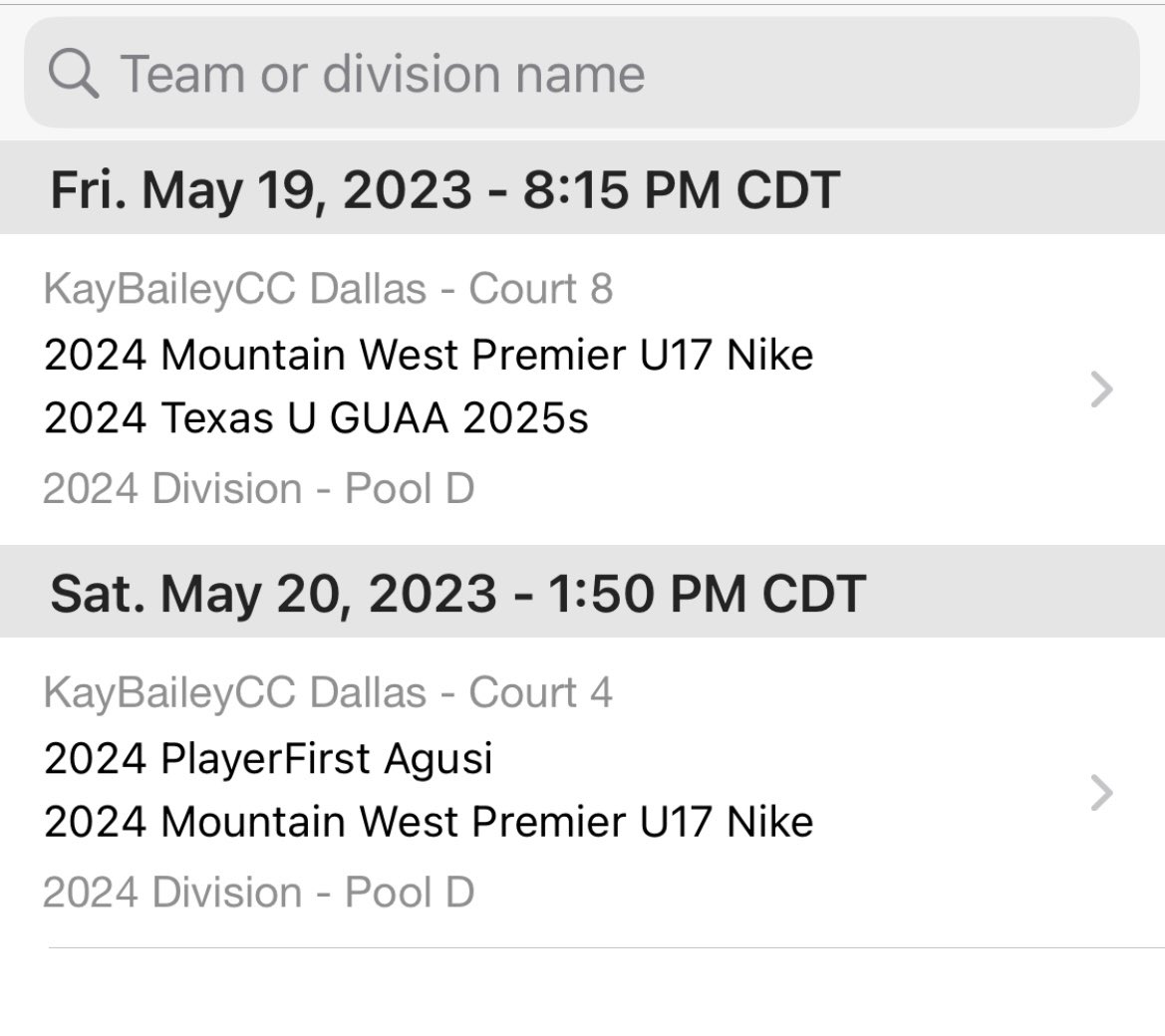 Demi M Thompson Lopez 🌸 (@demi_thompson24) on Twitter photo 🏀 Clash of the clubs this weekend in Dallas Texas🤠 Times set for our first 2 games 🙌🏾<a href="/MtnWestPremier/">Mountain West Premier</a>
#AAU #basketball #tournament #studentathlete #compete #compete #hoops #gilrshoops #buckets #lockin #nike #idaho #defense #letsgetit #mountainwest 🏀 Clash of the clubs this weekend in Dallas Texas🤠 Times set for our first 2 games 🙌🏾<a href="/MtnWestPremier/">Mountain West Premier</a>
#AAU #basketball #tournament #studentathlete #compete #compete #hoops #gilrshoops #buckets #lockin #nike #idaho #defense #letsgetit #mountainwest