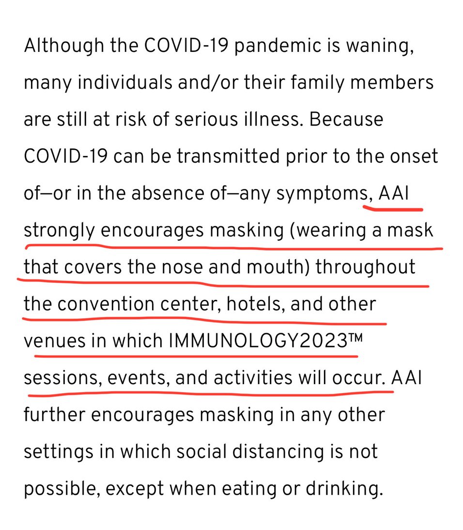 @Michael59503746 Their guidelines even told them to wear masks: immunology2023.org/covid-policy/