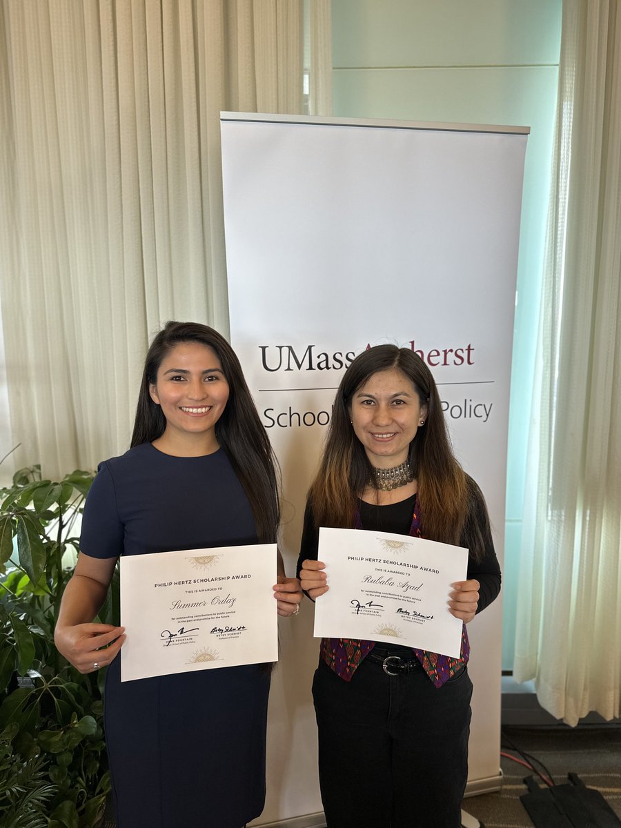 UMassPolicy's tweet photo. Last Friday, friends, family, and the SPP community congregated at the SPP Celebration of Graduates and Awards Ceremony to celebrate the achievements of the 2023 Master’s graduates. Congratulations to our graduates! ♥️👏🌎
#spppride #goumass #classof2023 #publicpolicy #umassspp https://t.co/YDRWqJD7YQ