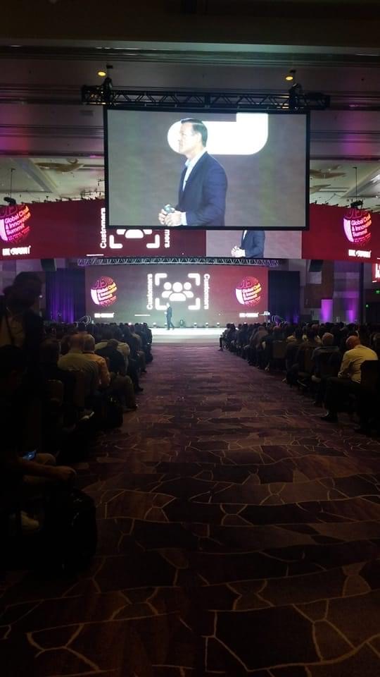 QueueAssociates's tweet image. 🎤 @QueueAssociates executives @goldstein_jeff, Chiara James &amp;amp; Erika Williams are at #IngramMicroGCIS23 in Las Vegas! They attended the inspiring keynote by @IngramMicroInc CEO @IMPaulBay. 🎉

Thanks to Jeff &amp;amp; @STILLTITU Sarder of @LLTV1 for capturing these moments. #MSPartner