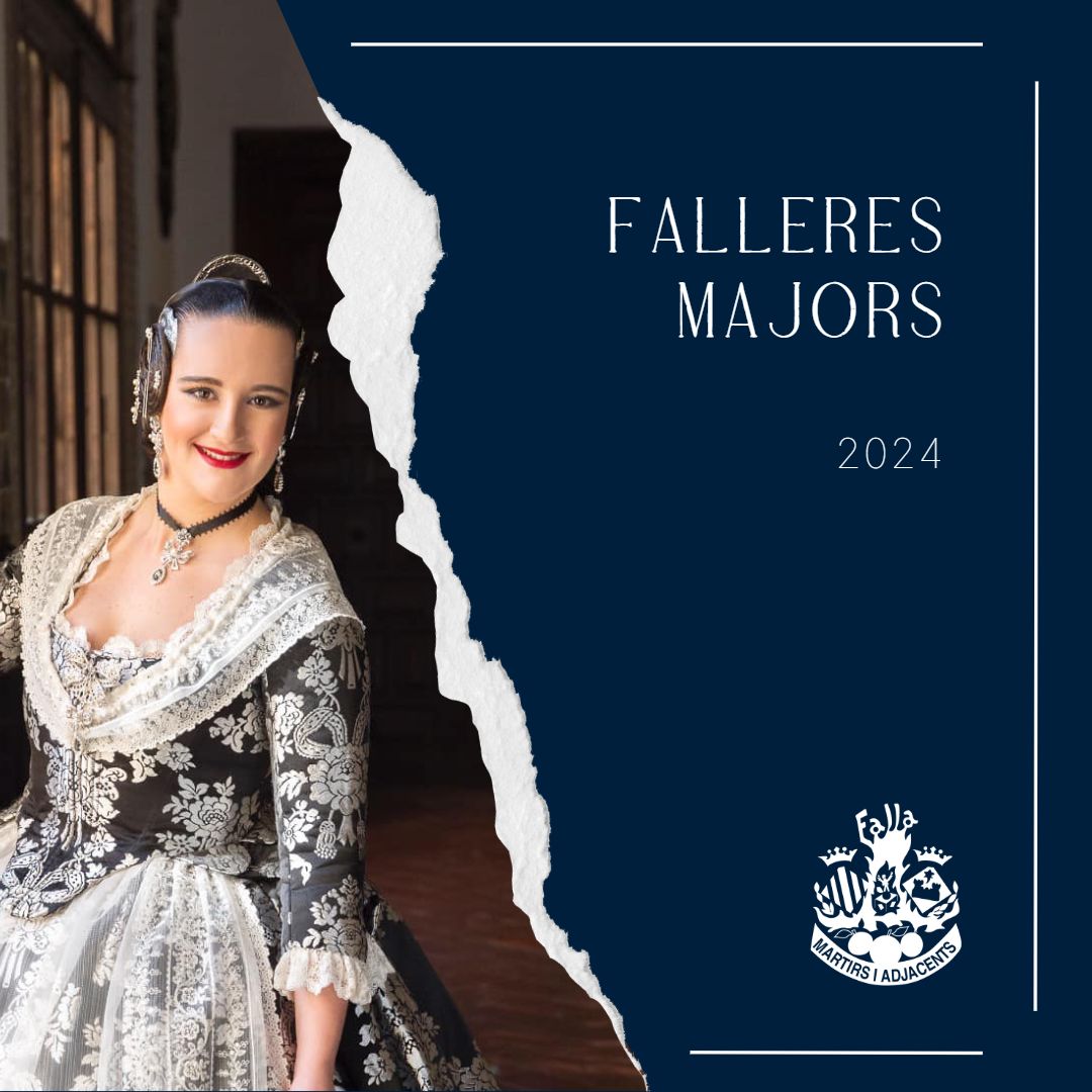 fallamartirs's tweet photo. Ahir van ser nomenades com a Falleres Majors de Gandia per al proper any:

Fallera Major any 2024: Marta Lozano Pérez.
Fallera Major Infantil any 2024: Daniela Serralta Miñana. 

De part de la Comissió de la Falla Màrtirs volem donar-vos l'enhorabona. Gaudiu del vostre any!! 💖 https://t.co/FOnBxFXppr