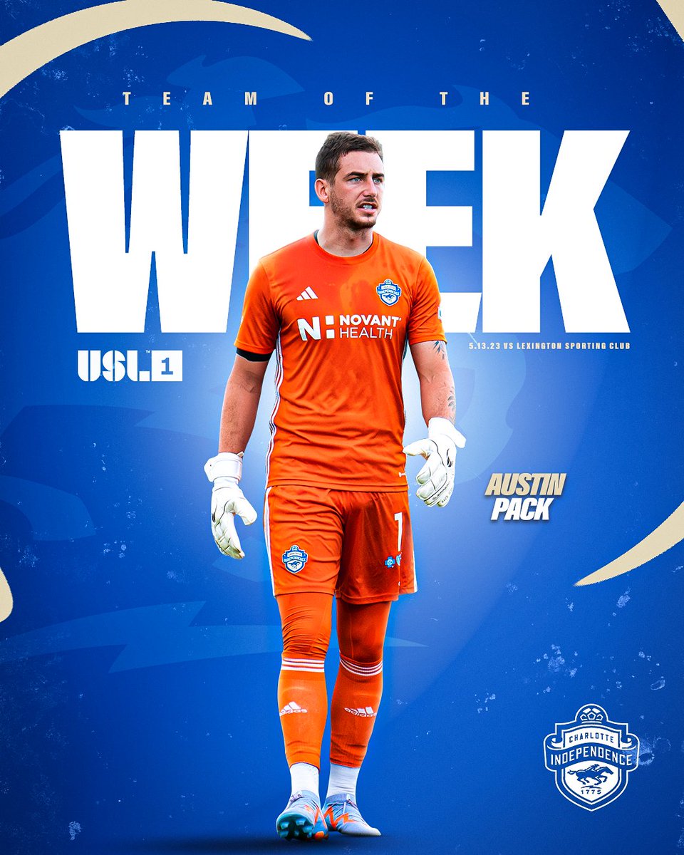 Independence's tweet photo. Our dynamic duo! β β
Congrats to @Migue10Ibarra and @A_Pack1 for making the @USLLeagueOne Team of the Week!
#WeAreCLT #BewareTheBlue https://t.co/PkYTotIem1
