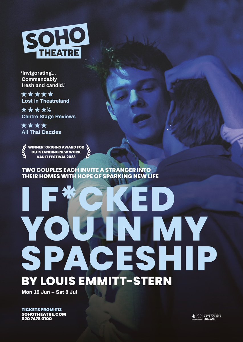 SpaceshipPlay's tweet image. Landing @sohotheatre June 19th… 🛸

🎟️ bit.ly/3TUogV1