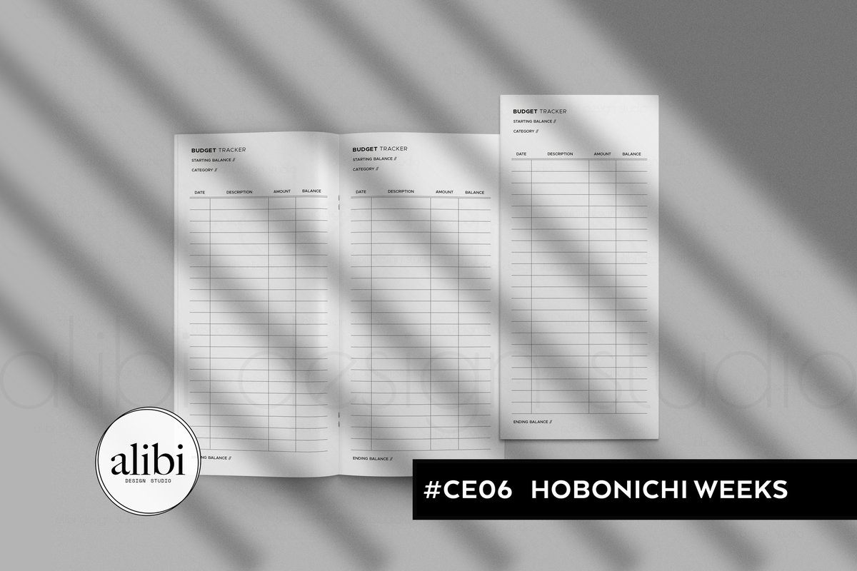 AlibiDesign_'s tweet image. These #cashenvelope #printableinserts are now available in #hobonichiweeks size (3,25" x 7"). You can find them in my Etsy Shop etsy.com/shop/AlibiDesi…