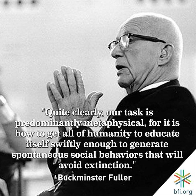 Richard Buckminster Fuller was an American architect, systems theorist, writer, designer, inventor, philosopher, and futurist. Wikipedia
Born: July 12, 1895, Milton, Massachusetts, United States
Died: July 1, 1983, Los Angeles, California, United States