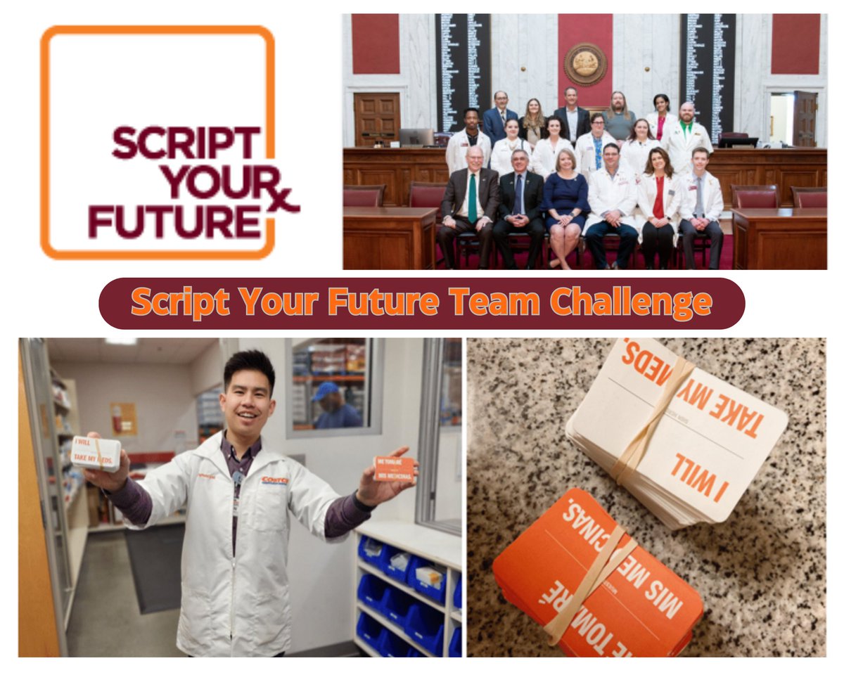 Congratulations to our 2023 Script Your Future Challenge Winners! 🏆 @1LECOM, @TU_SP, @WesternUNews, @UCWV School of Pharmacy, & @pittpharmacy These teams create solutions to raise awareness about medication adherence as a critical public health issue. nclnet.org/2023-script-yo…