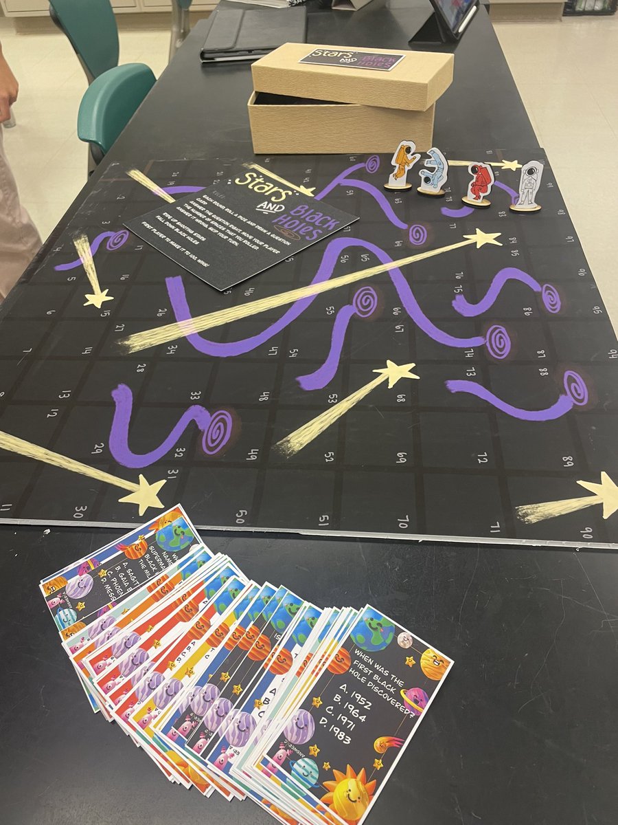 kymbalk's tweet image. #IBphysics students create their own astrophysics game #midpacific