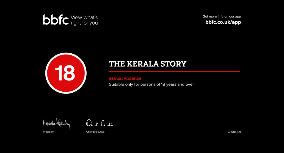 HindukushLive's tweet photo. सत्यमेव जयते - veritas Vos liberabit - The truth shall set you free - 

After being withdrawn from houseful shows hours before its screening on Friday, The Kerala File has now finally obtained a certificate from @BBFC, the British censor board.  

BBFC now warrants an explanation to the general public, about which part of an anti-ISIS movie triggered their sensitivity and delayed the UK release of this international blockbuster for a week or more…

what gives @BBFC?