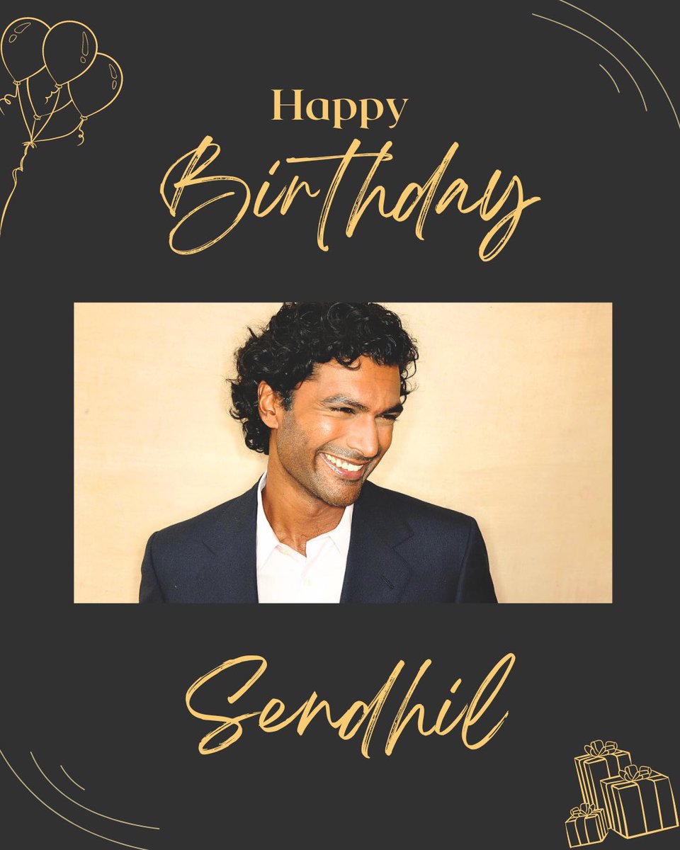 Did you know that tomorrow is @Sendhil_Rama’s birthday?! 

Please join us in wishing him a very happy birthday week! 🎉🎂🎁🎈🎊 #HappyBirthdaySendhil