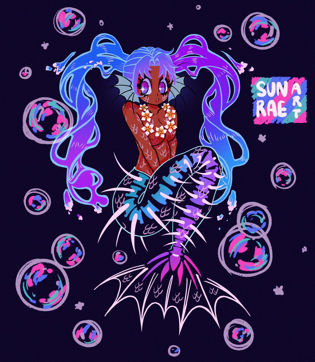 sunrae_art's tweet photo. spikes vs bubbles 
#mermay2023 #mermay #animeart #animeartist #artistoninstagram #mermaidart #mermaid https://t.co/FZki76vTlz