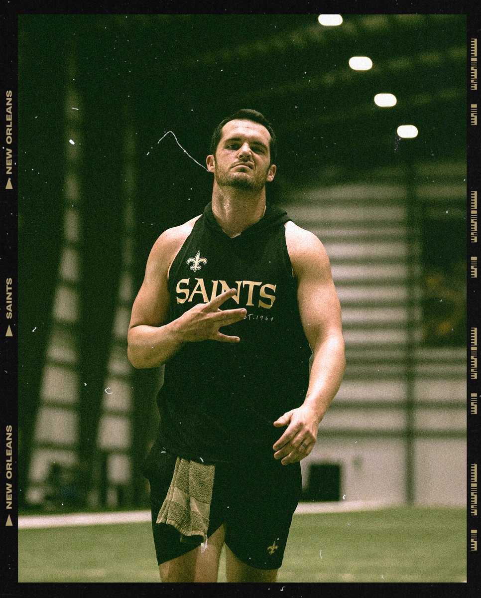 Saints's tweet photo. DC4 &amp; The Badger workin' https://t.co/hpjlp4TShf