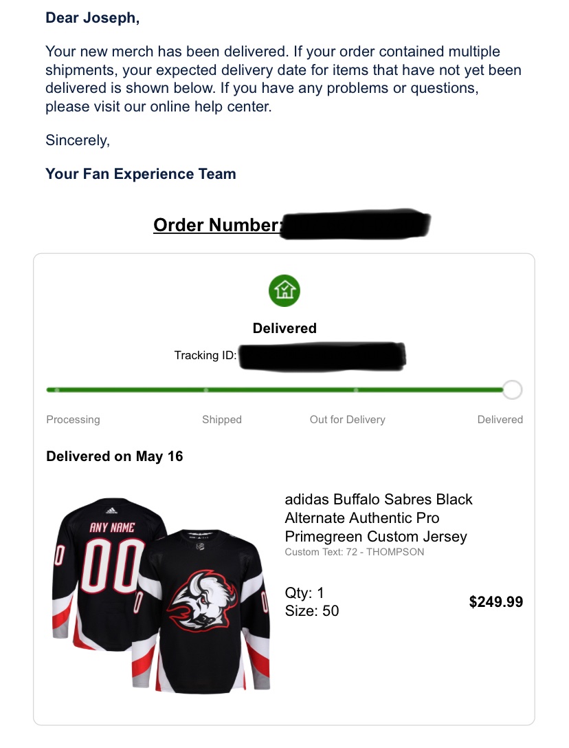 Joe D on Twitter "Fanatics are scammers. I had to call and pry to get