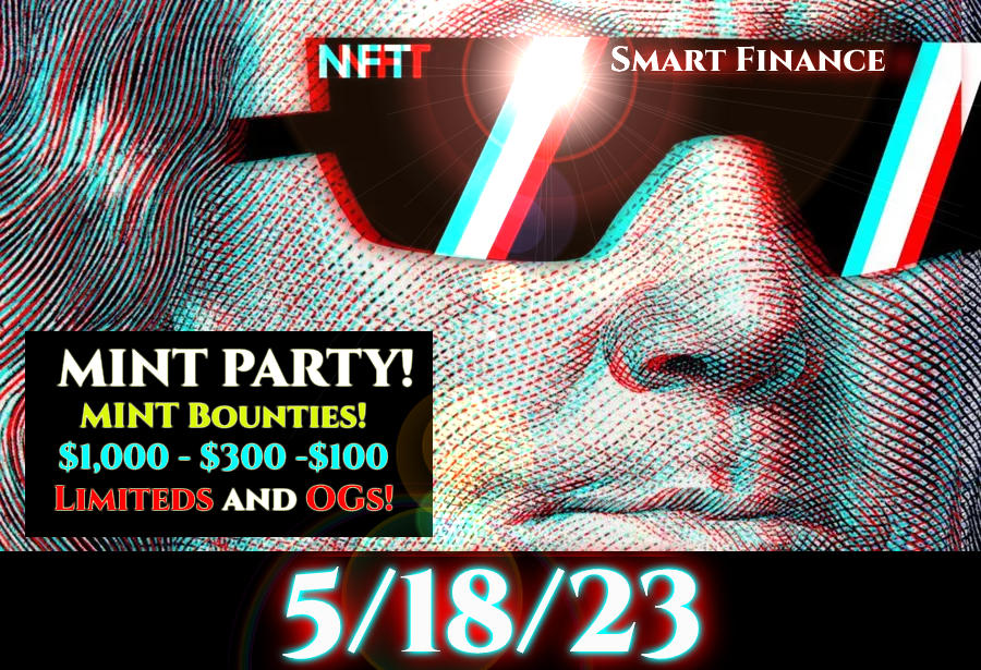 SmartFinanceDex's tweet photo. This Mint party 5/18/23 is to allow first access to the @SmartFinanceDex - #NEXUS payment gateway! 
https://t.co/rwlV0uXpVz

MINT a Limited NFT built on #AVAX  using #BNBChain 

Using #Nexus, customers can now Mint our NB or 100s of tokens on #BSC network during the party and soon #polygon #ETH #optimism #fantom #arbitrum !

(Only 70 MINTS Left!)  5/18/23 (5pm - 9pm CST) MINT IS LIVE !! Share the DEX FEES!

You can start minting now (Only 70 MINTS !)  MINT BOUNTIES (Mint between 430-500) 
1 MINT will Win 💲1,000  
1 MINT will Win 💲300  
1 MINT will Win 💲100
2 FREE LIMITEDS BOGO
4 FREE OG NFTs