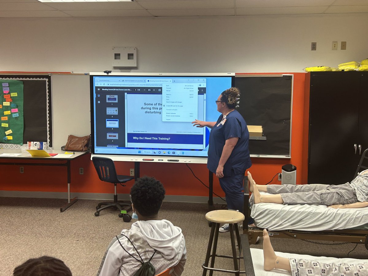 Our year 2 biomedical students received their certification in Stop The Bleed today. Several of these students also certified in CPR and first aid earlier this year! Way to go biomed students! <a href="/lrsd/">Little Rock School District</a> <a href="/LrsdCte/">LRSD CTE</a> <a href="/DrJermallWright/">Jermall Wright</a> <a href="/AmyBCoop1/">Amy B. Cooper</a> <a href="/LoringShay/">Dr. Shay Spriggs-Loring</a> <a href="/shameka98/">Shameka Montgomery</a>