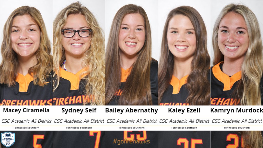 Five Firehawks Named to College Sports Communicators Academic All-District Team utsfirehawks.com/x/i3dam #gofirehawks #GameOn