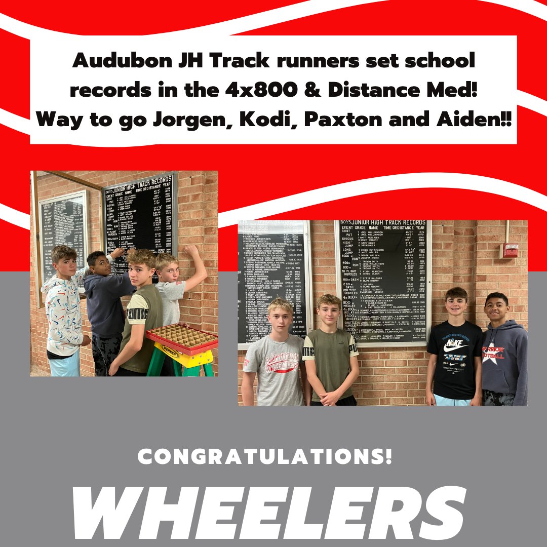 Way to go Wheelers!