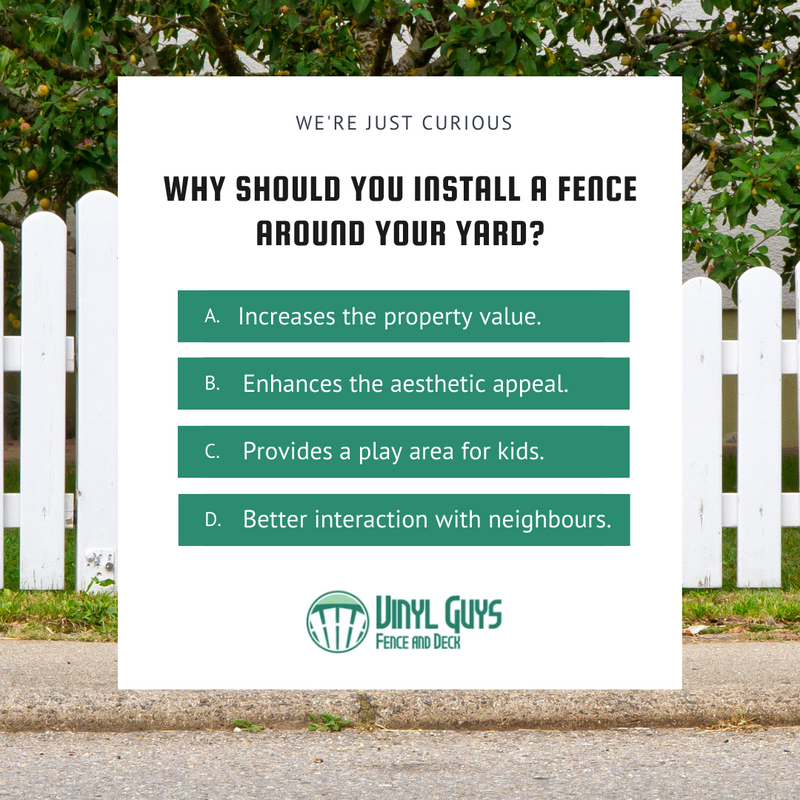 VinylGuys's tweet image. Relax in peace with privacy around your home! 🏡💭 

Call us with your design ideas today! vinylguys.ca

#VinylGuys #VinylDecking #BigDeck #VinylDeck #YXECconstruction #AwardWinning