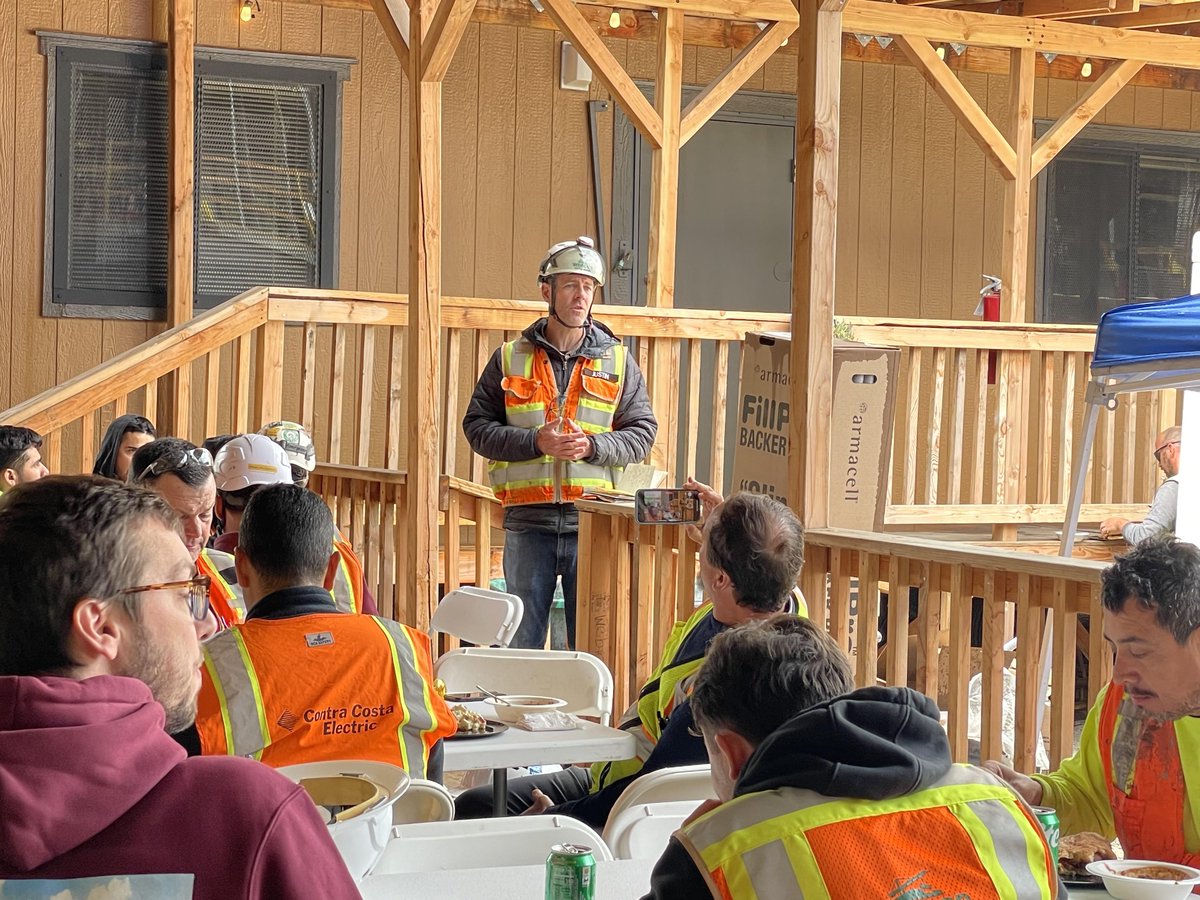 WebcorBuilders's tweet photo. The Contra Costa County Admin Building and Jail Demo &amp; Redevelopment project (CCC ADR) has topped out! The entire team celebrated the milestone with an on-site BBQ. Many thanks to our fantastic project partners for bringing this exciting project to life with us! #BuildWithWebcor https://t.co/MSLVuIfIXd