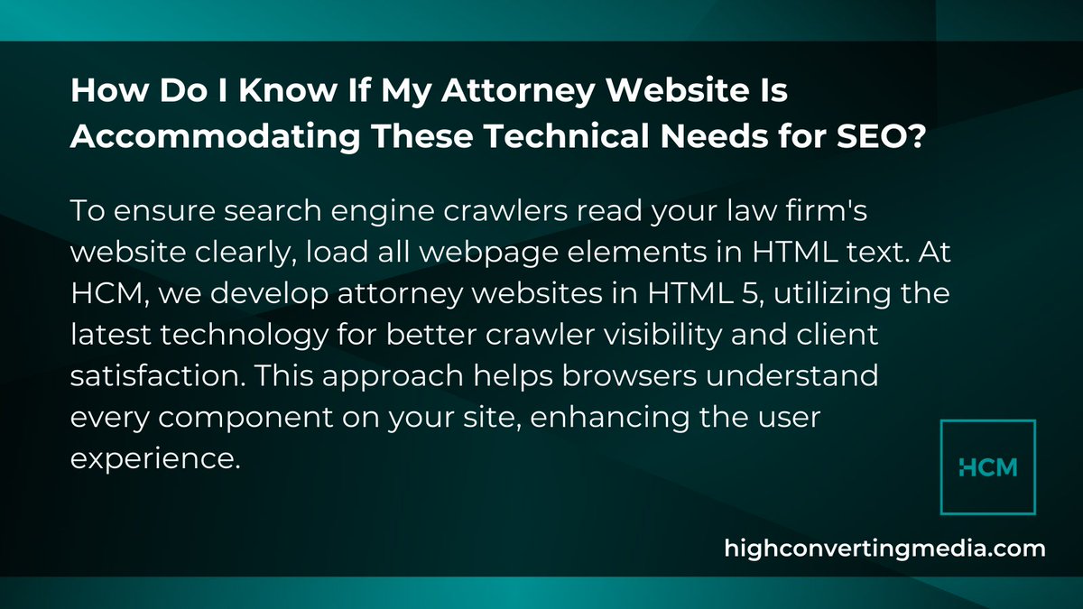 How Do I Know If My Attorney Website Is Accommodating These Technical Needs for SEO?
#LawFirmSEO
#LegalMarketing
#LawyerSEO
#LawFirmMarketing
#LegalSEO
#AttorneyMarketing
#LawyerMarketing
#LawFirmVisibility