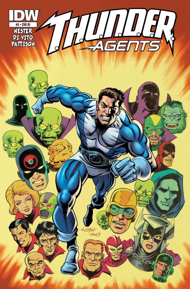Loston_Wallace's tweet photo. #ThunderAgents #IDW #WallyWood #TowerComics #ComicCovers 
My cover for IDW's THUNDER AGENTS #3.  Colors by Steve Downer!  

Please Retweet, Follow, Like &amp; Comment! https://t.co/ZZOippvz9g