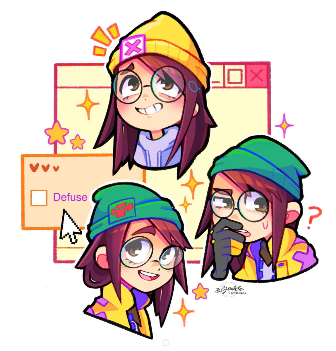 MissSepale's tweet photo. I think entering in the valorant art community helped me a bit recently thank u all for the support ! 🥺 https://t.co/332faR2oS4