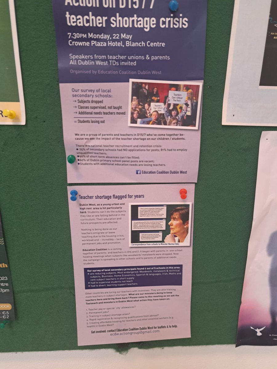 @ECDWactiongroup 
Leaflets, leaflets everywhere!!!
#TeacherShortages
#Dublin15schools