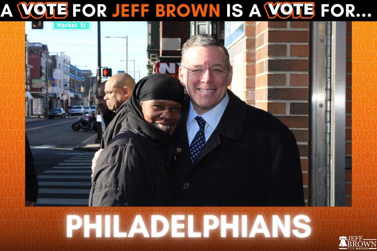 THE FINAL HOUR: If you haven't voted, GO VOTE NOW! Check button #35 to vote Jeff Brown for Mayor! We've got this, Philadelphia! #JeffBrownForMayor #Philly