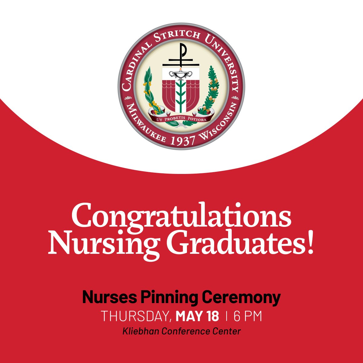 We will recognize nursing graduates from the Ruth S. Coleman College of Nursing and Health Sciences at Thursday's pinning ceremony. It's a meaningful tradition that signifies our graduates are prepared to enter the nursing profession.