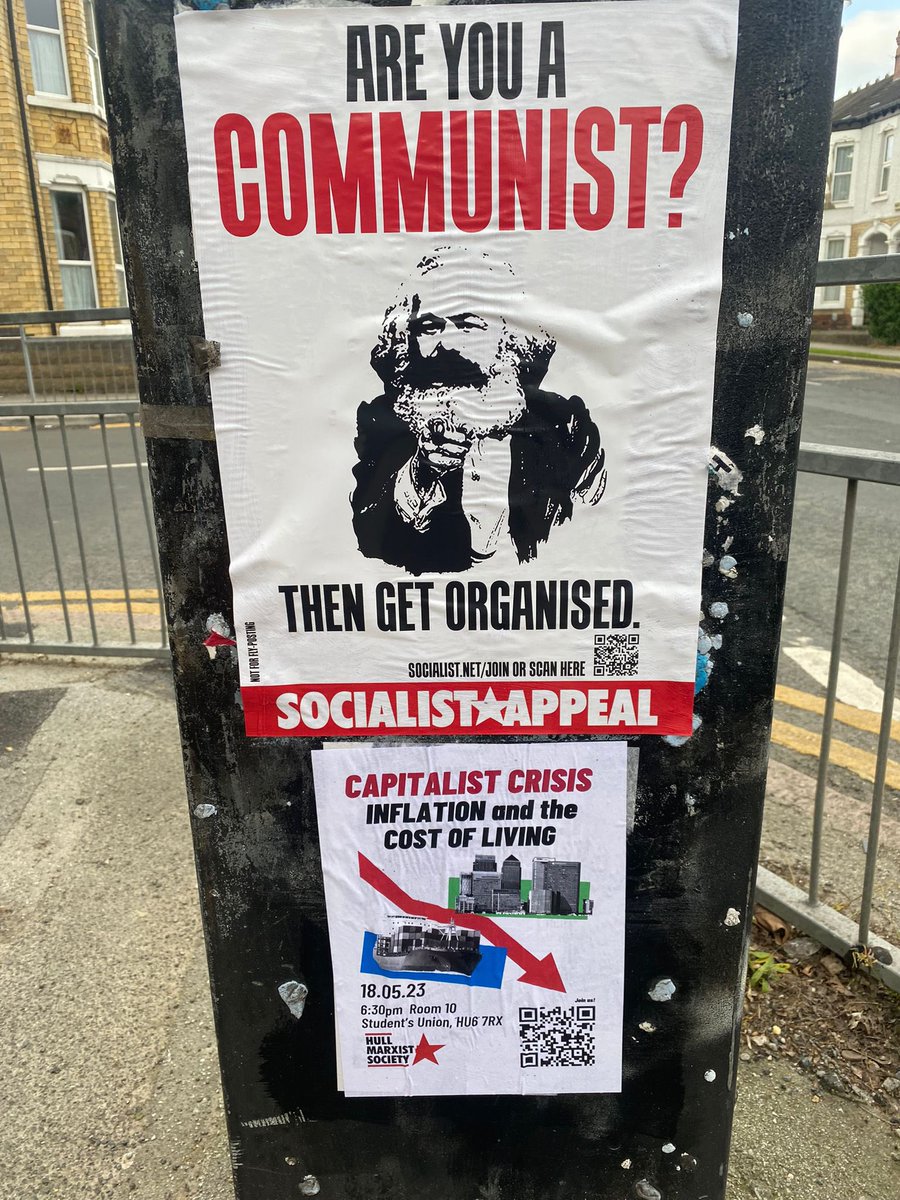 THURS , 6:30, HUSU room 10 📣📣

If you’re a communist in Hull then you need to get organised with us!! Come to our next meeting on Thursday. 

#Marxiststudent #hullmarxists #hull #uniofhull #hullsocialist #socialistappeal #areyouacommunist