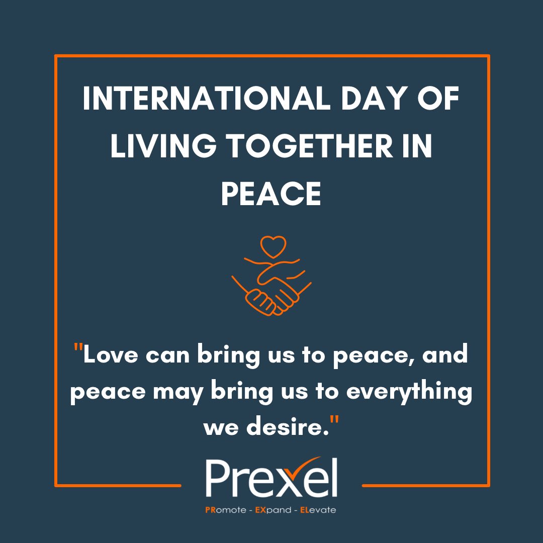 Prexel_win's tweet photo. International Day of Living Together in Peace '23

#world #international #living #live #peace #love #together #togetherwewin #peaceful #humanity #internationalpeaceday #day #internationalpeaceday2023 #promote #expand #elevate #empower #collaborate #prexel #prexelite #prexelites https://t.co/iO8F2NCicL
