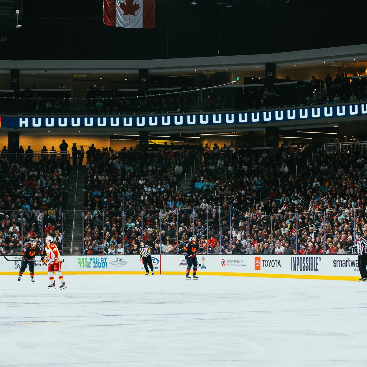 Firebirds's tweet image. OUR FANS SHOW UP 🤩 
and don't leave even when we are playing until midnight 🥹 much love for you Coachella Valley #FiredUp 

@AcrisureArena