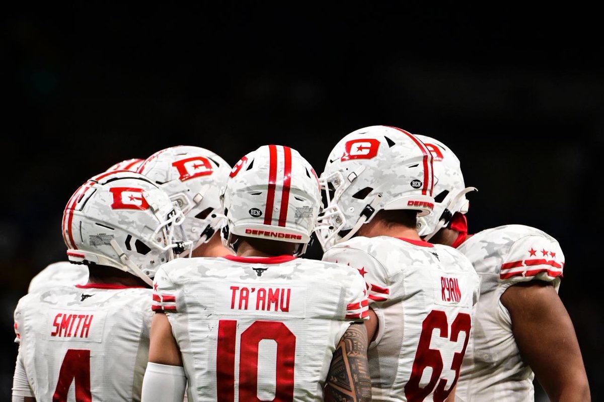 JTaamu10's tweet photo. Thank you DC for an amazing season! Grateful for this team and everything we’ve accomplished! Can’t wait to see what God does next! 🛡️🤙🏽 @XFL2023 @XFLDefenders https://t.co/7e20m32A1t