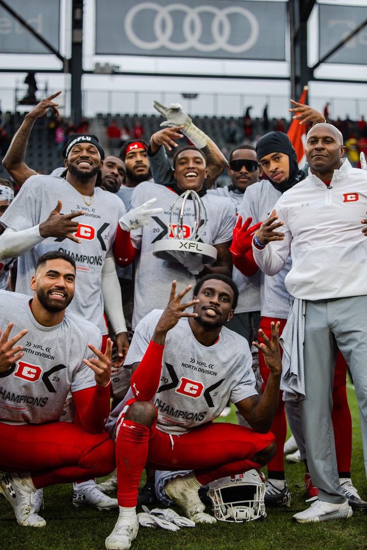 JTaamu10's tweet photo. Thank you DC for an amazing season! Grateful for this team and everything we’ve accomplished! Can’t wait to see what God does next! 🛡️🤙🏽 @XFL2023 @XFLDefenders https://t.co/7e20m32A1t