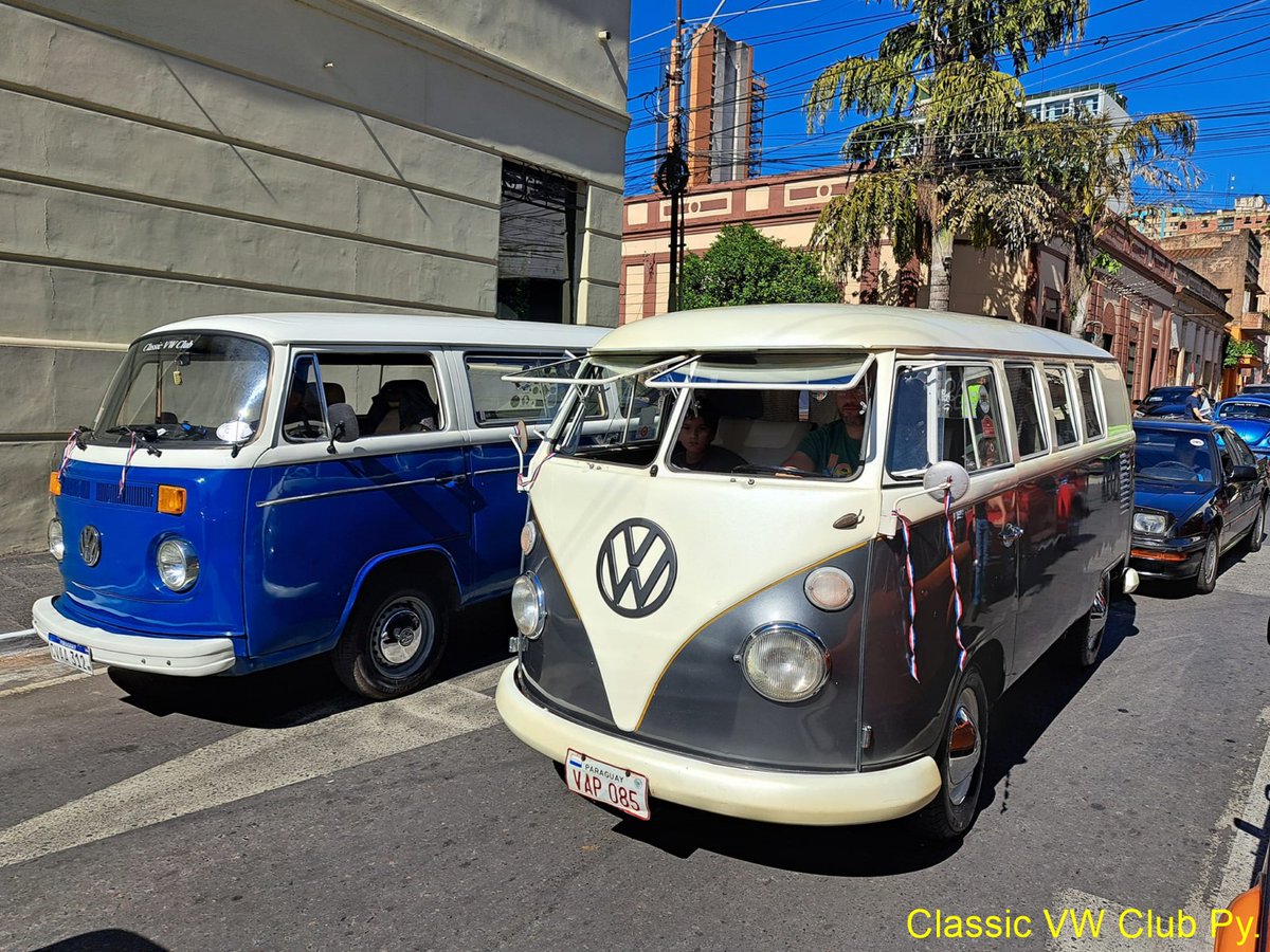 CVWC_PY's tweet image. Respondiendo a la invitación de; #CVAP participamos con mas de 10 vehículos en la tradicional caravana por el día de la Independencia del Paraguay. Agradecemos a todos los socios que se hicieron presente con sus VW en ese día.
Todas las fotos en: bit.ly/3Ogho3b