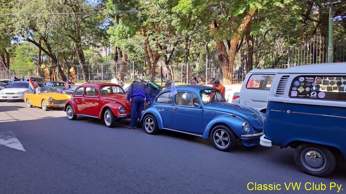 CVWC_PY's tweet image. Respondiendo a la invitación de; #CVAP participamos con mas de 10 vehículos en la tradicional caravana por el día de la Independencia del Paraguay. Agradecemos a todos los socios que se hicieron presente con sus VW en ese día.
Todas las fotos en: bit.ly/3Ogho3b